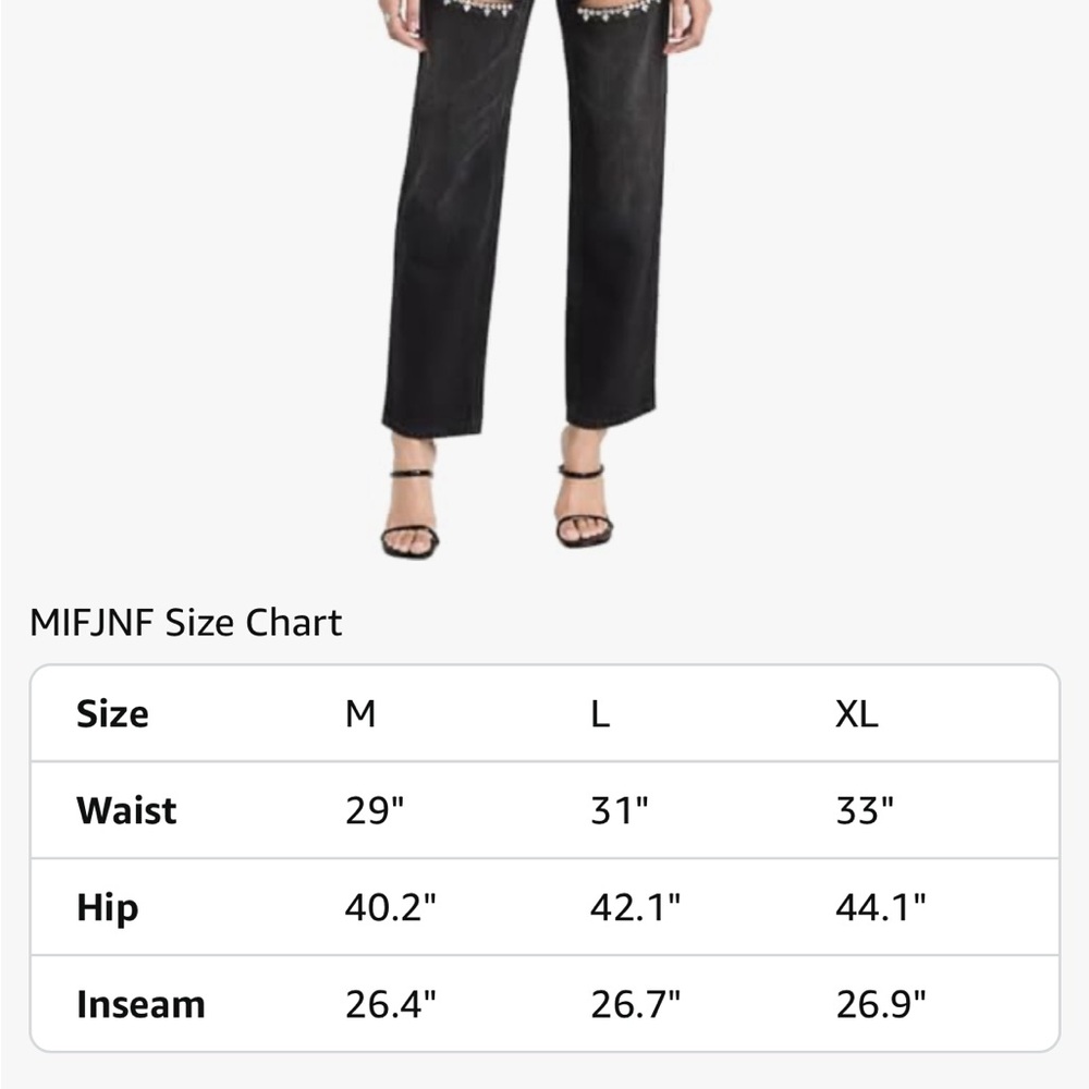 Embellished Black Jeans - Picture 4 of 4